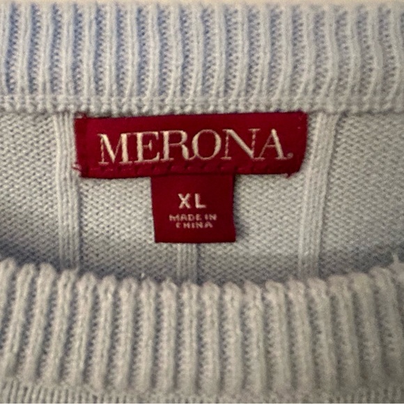 Sky Blue Merona Sweater size XL - Picture 3 of 5
